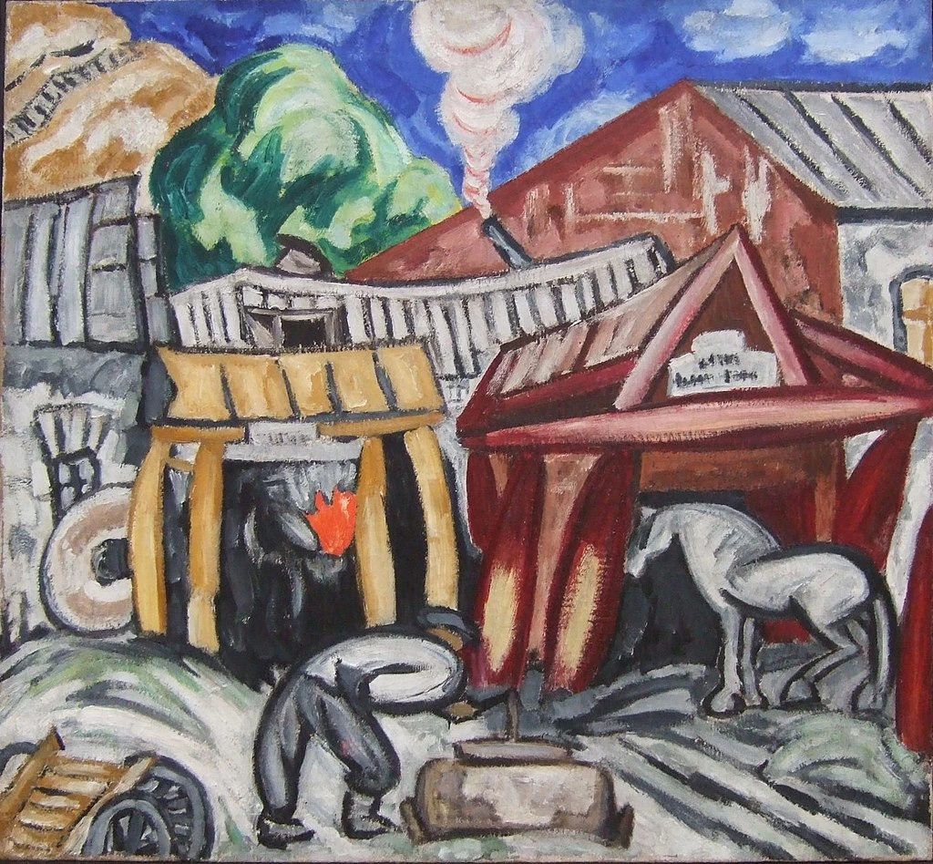 La fucina, 1912 - Russian Museum